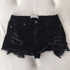 Women Mudd FLX Stretch Cutt off Jeans shorts Sz 9